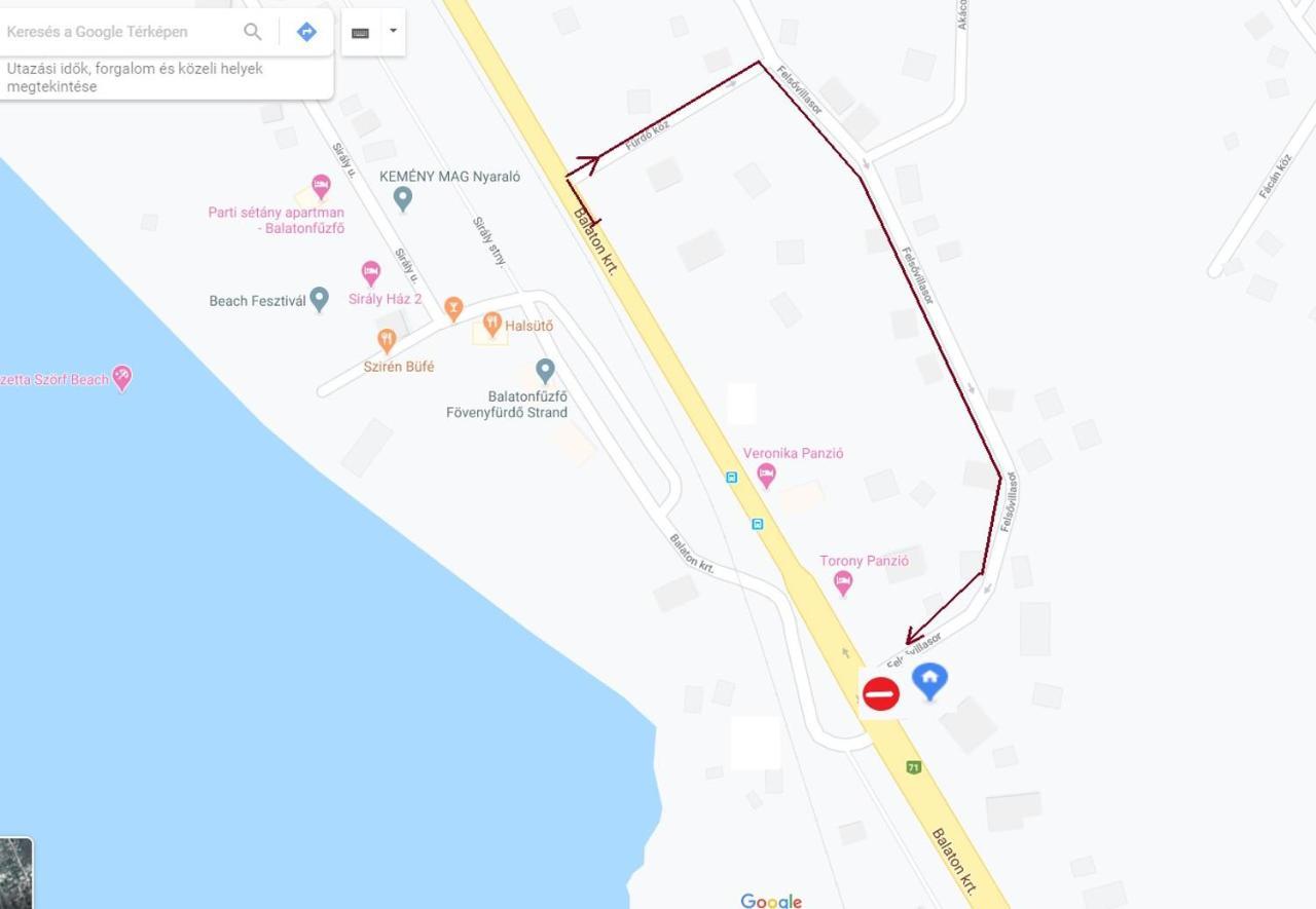 Elizabeth Vendeghaz Balatonfuzfon A Strandnal Zewnętrze zdjęcie